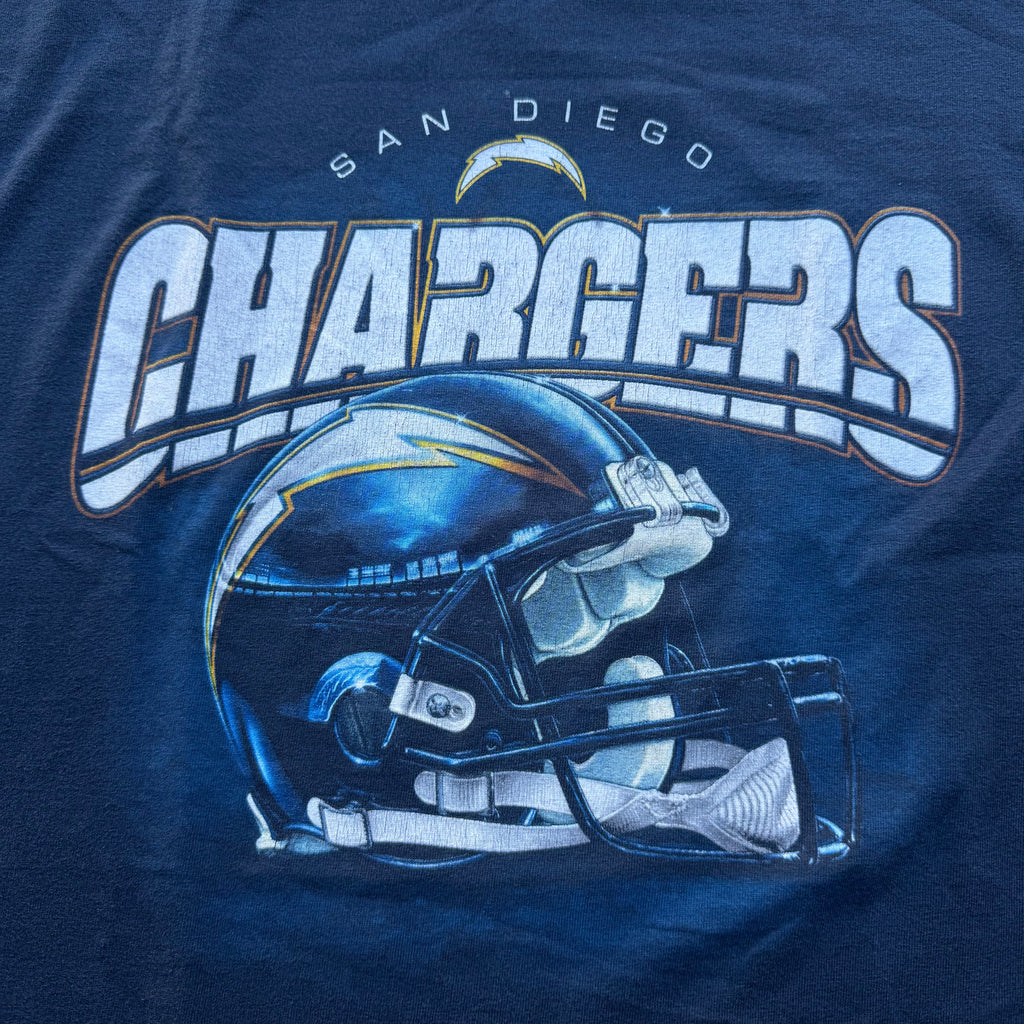 00'S CHARGERS HELMET SAN DIEGO T-SHIRT (2XL)