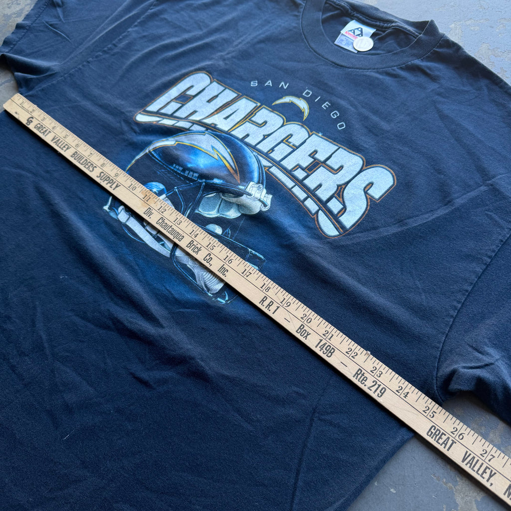 00'S CHARGERS HELMET SAN DIEGO T-SHIRT (2XL)