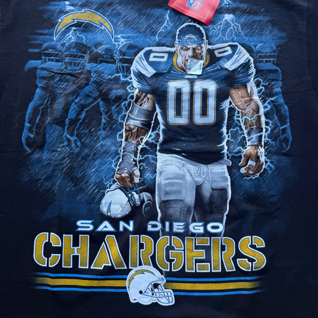 00'S CHARGERS LIGHTNING PLAYER T-SHIRT (XL)