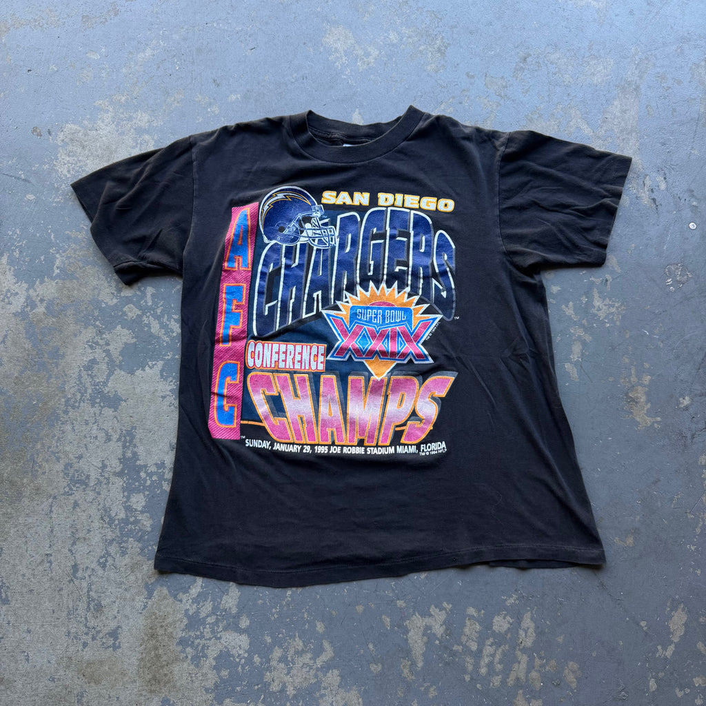 1994 CHARGERS AFC CONFERENCE CHAMPS T-SHIRT (L)