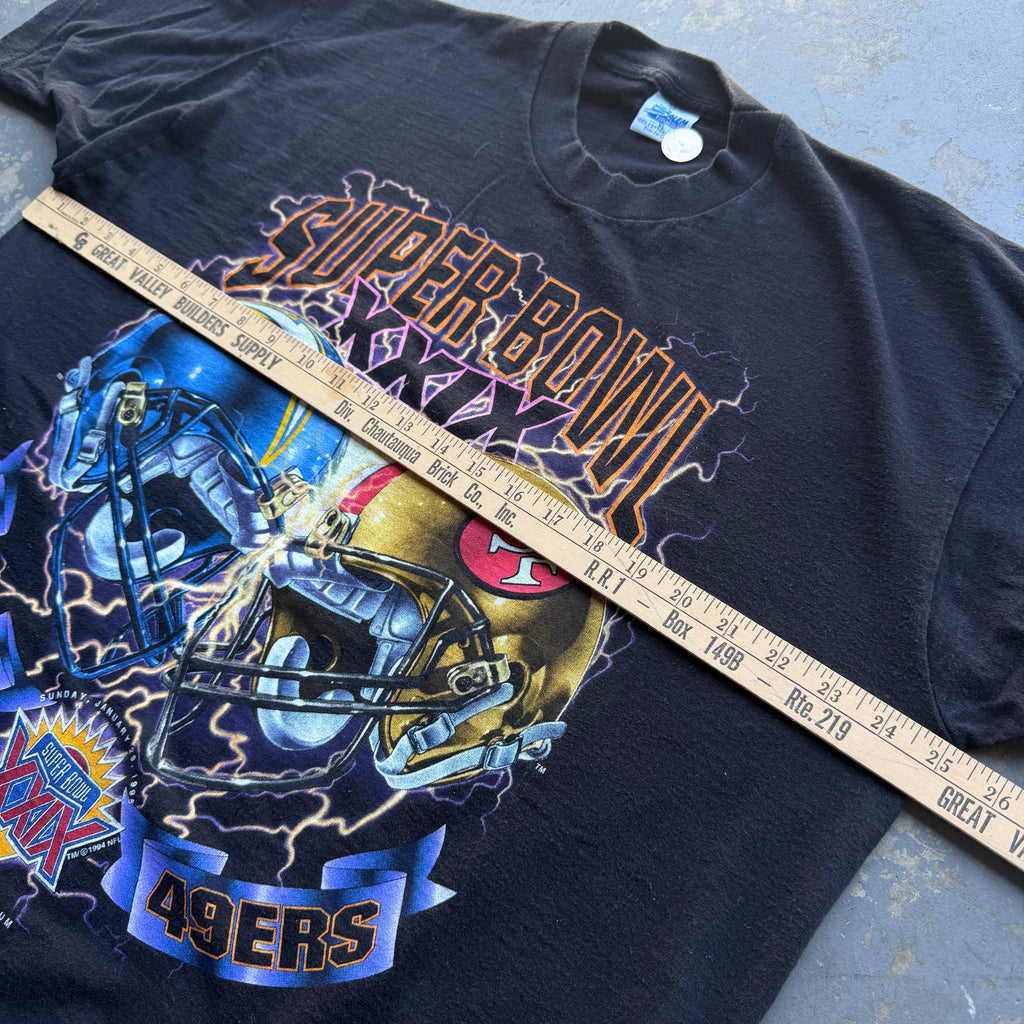 90'S CHARGERS SUPERBOWL XXIX T-SHIRT (XL)