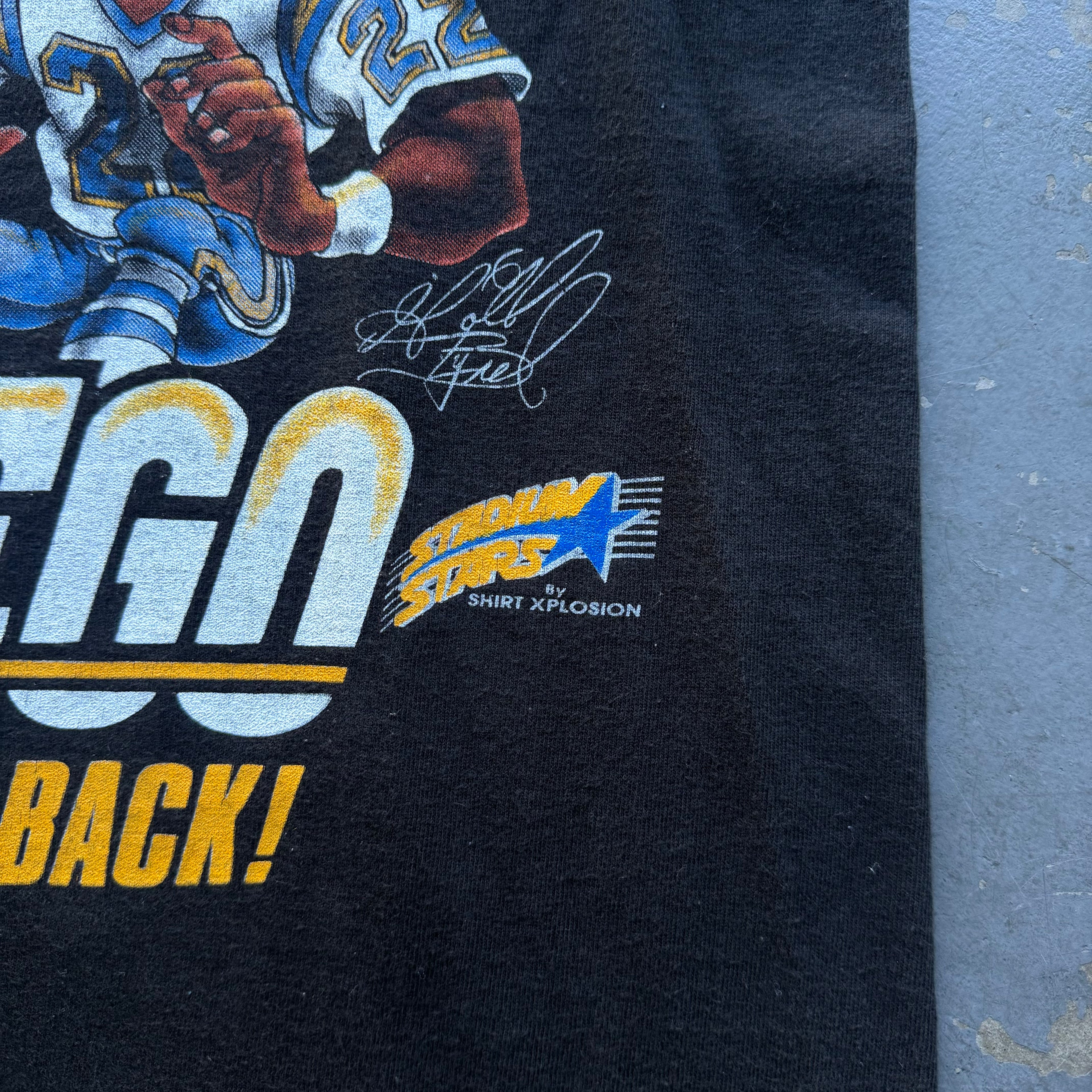 90'S CHARGERS STAN DIEGO CARICATURES T-SHIRT (L)