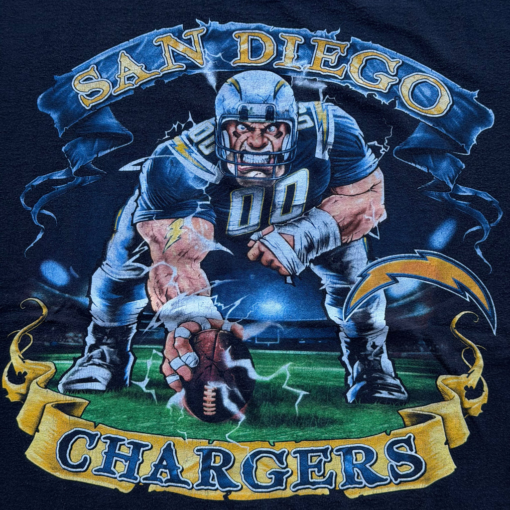 00'S CHARGERS FOOTBALL PLAYER T-SHIRT (XL)