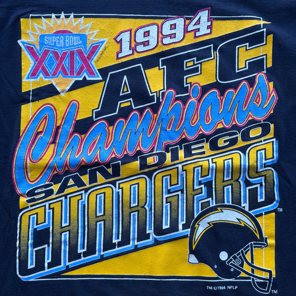 1994 CHARGERS AFC CHAMPIONS T-SHIRT (M)