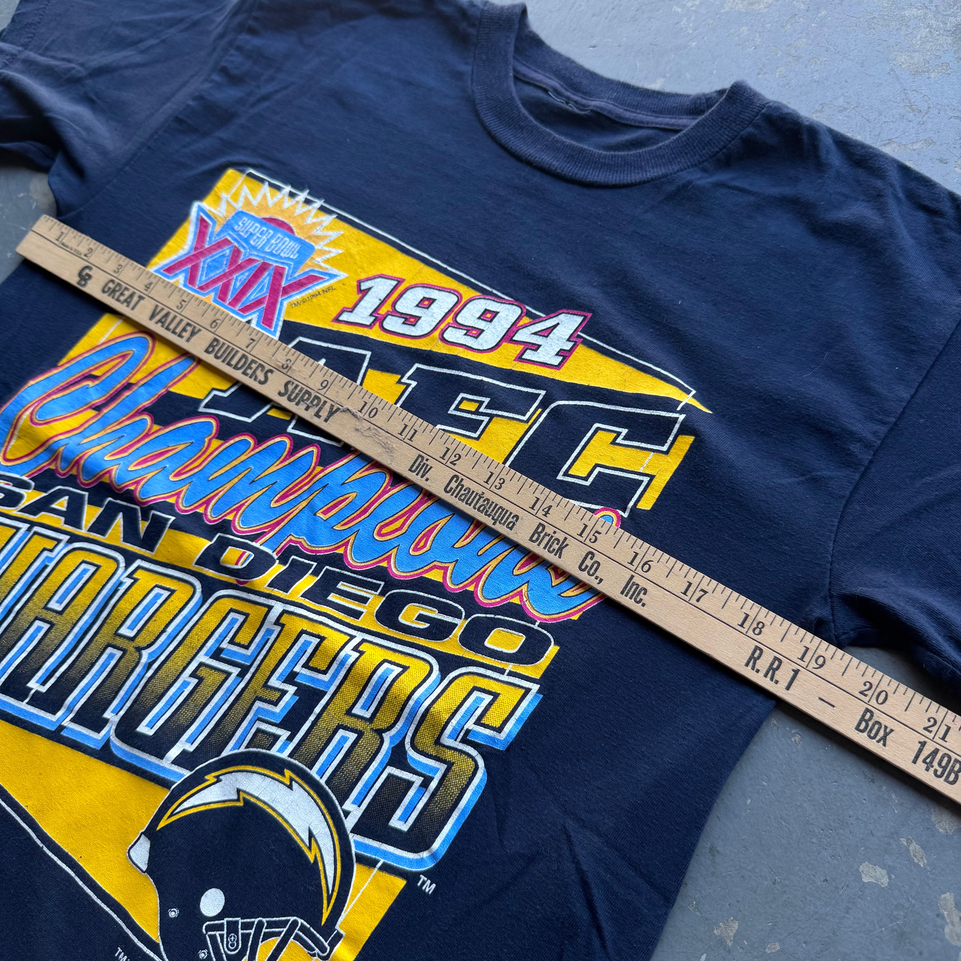 1994 CHARGERS AFC CHAMPIONS T-SHIRT (M)