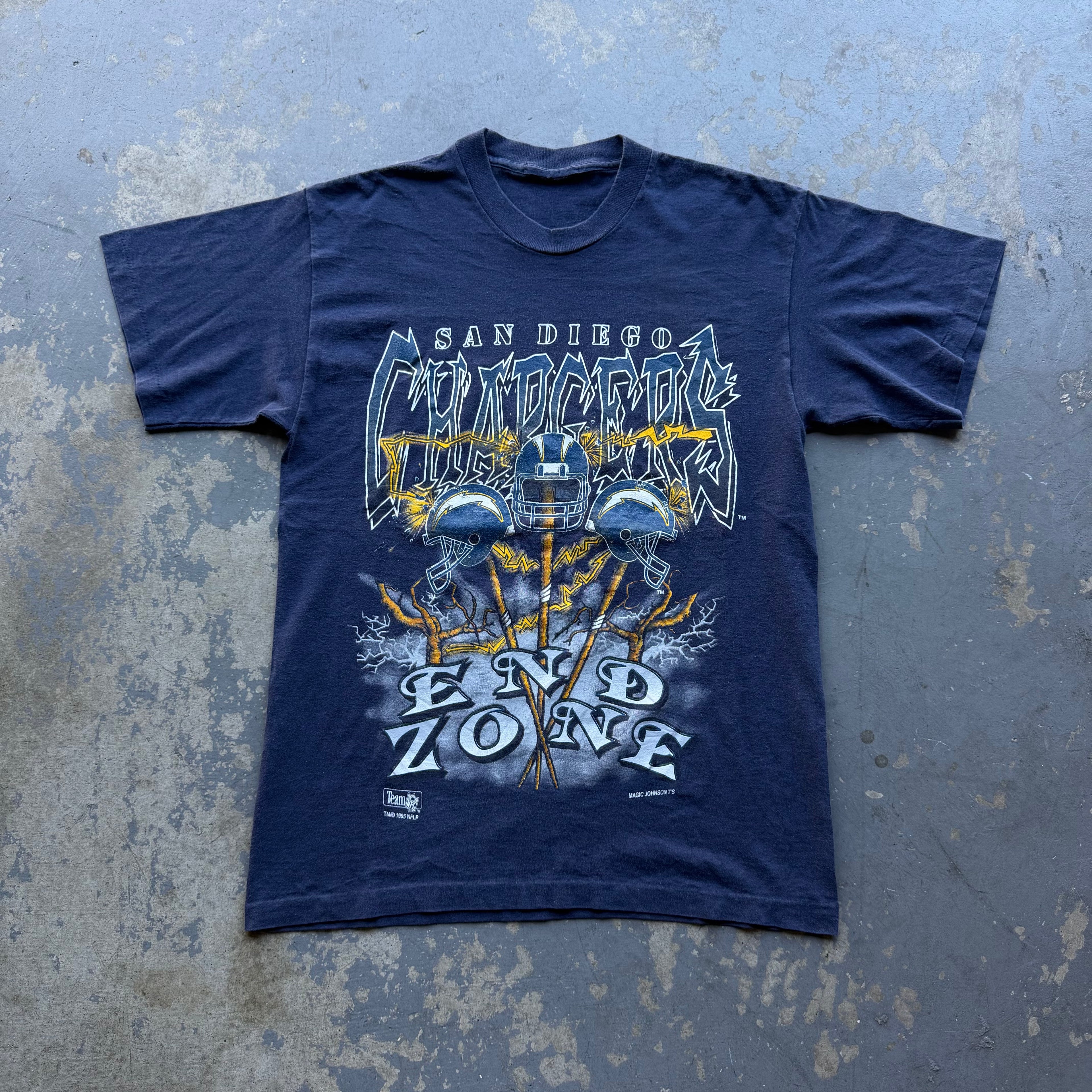 90'S CHARGERS END ZONE T-SHIRT (M)