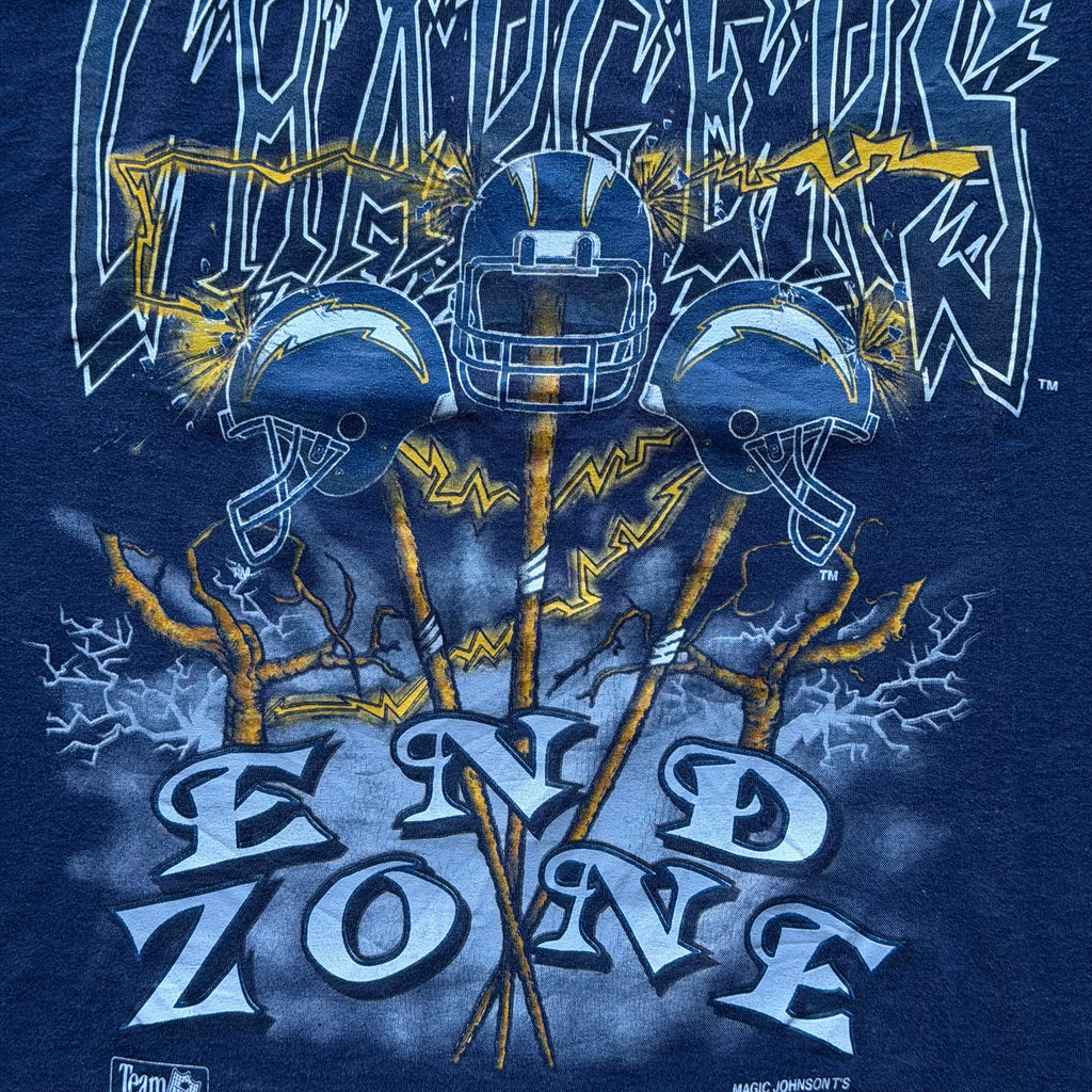 90'S CHARGERS END ZONE T-SHIRT (M)