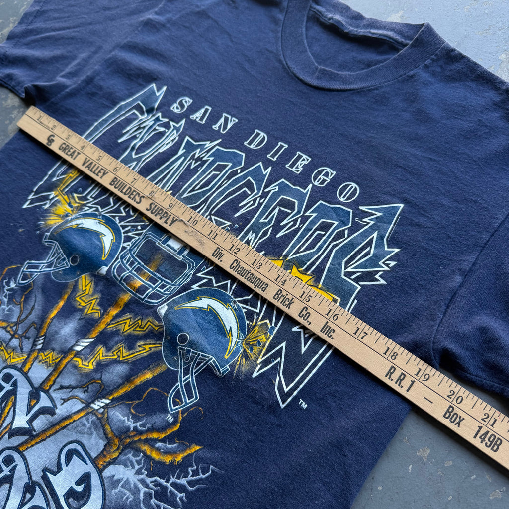 90'S CHARGERS END ZONE T-SHIRT (M)