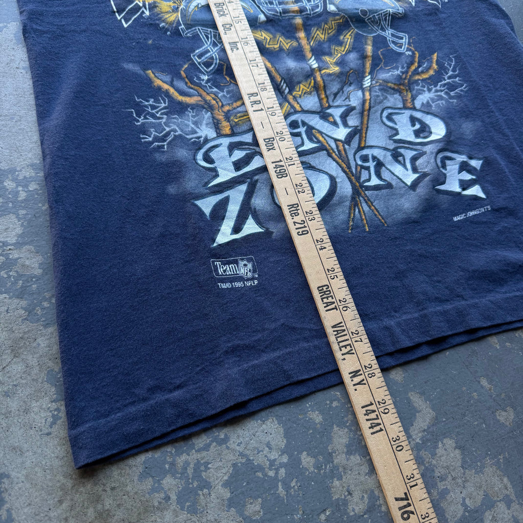 90'S CHARGERS END ZONE T-SHIRT (M)