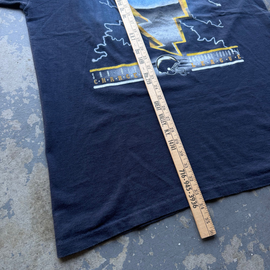 90'S CHARGERS THUNDER BOLT T-SHIRT (XL)