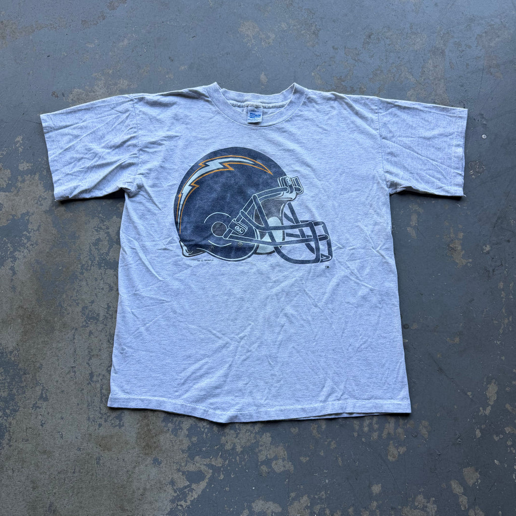 1993 CHARGERS HELMET T-SHIRT (L)