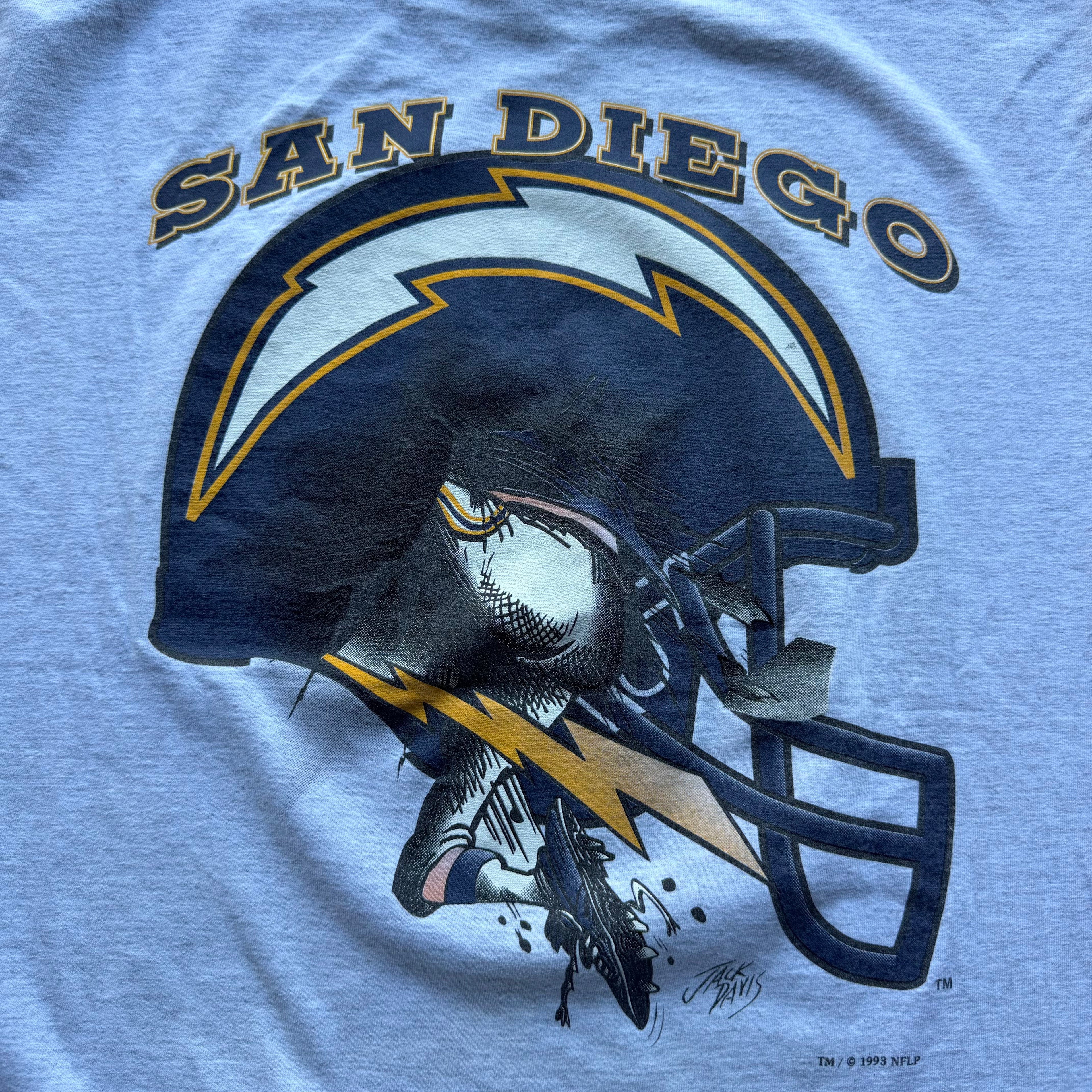 1993 CHARGERS JACK MURPHY T-SHIRT (XL)