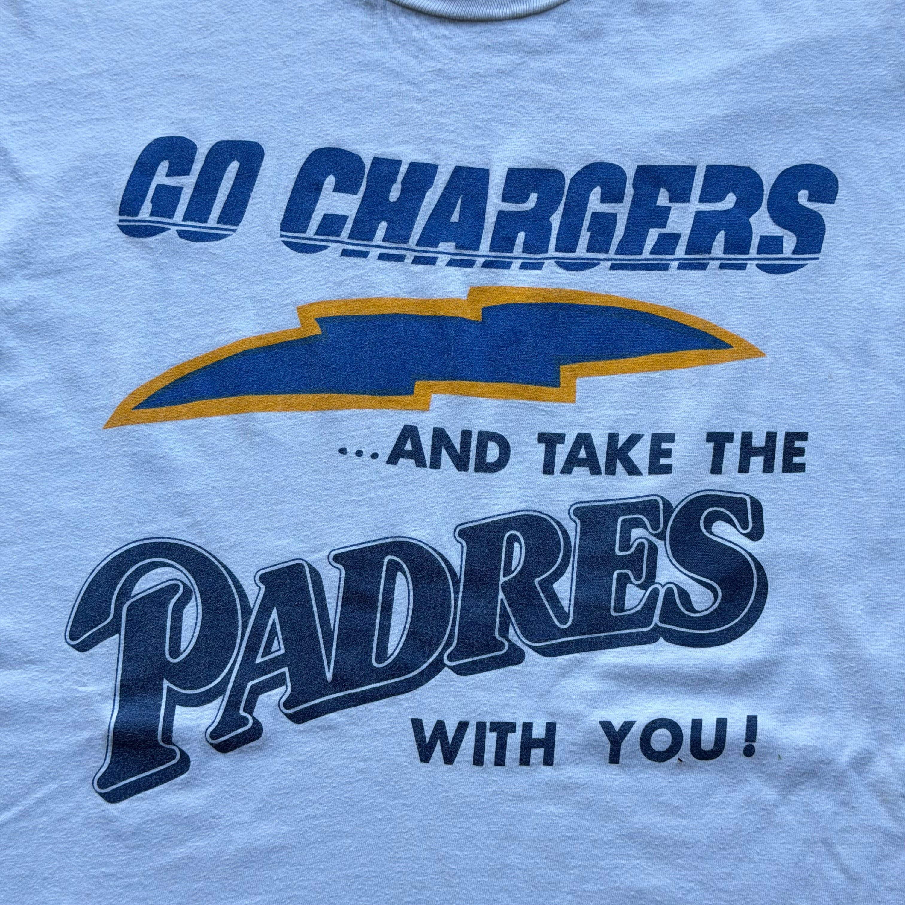90'S CHARGERS PADRES T-SHIRT (XL)