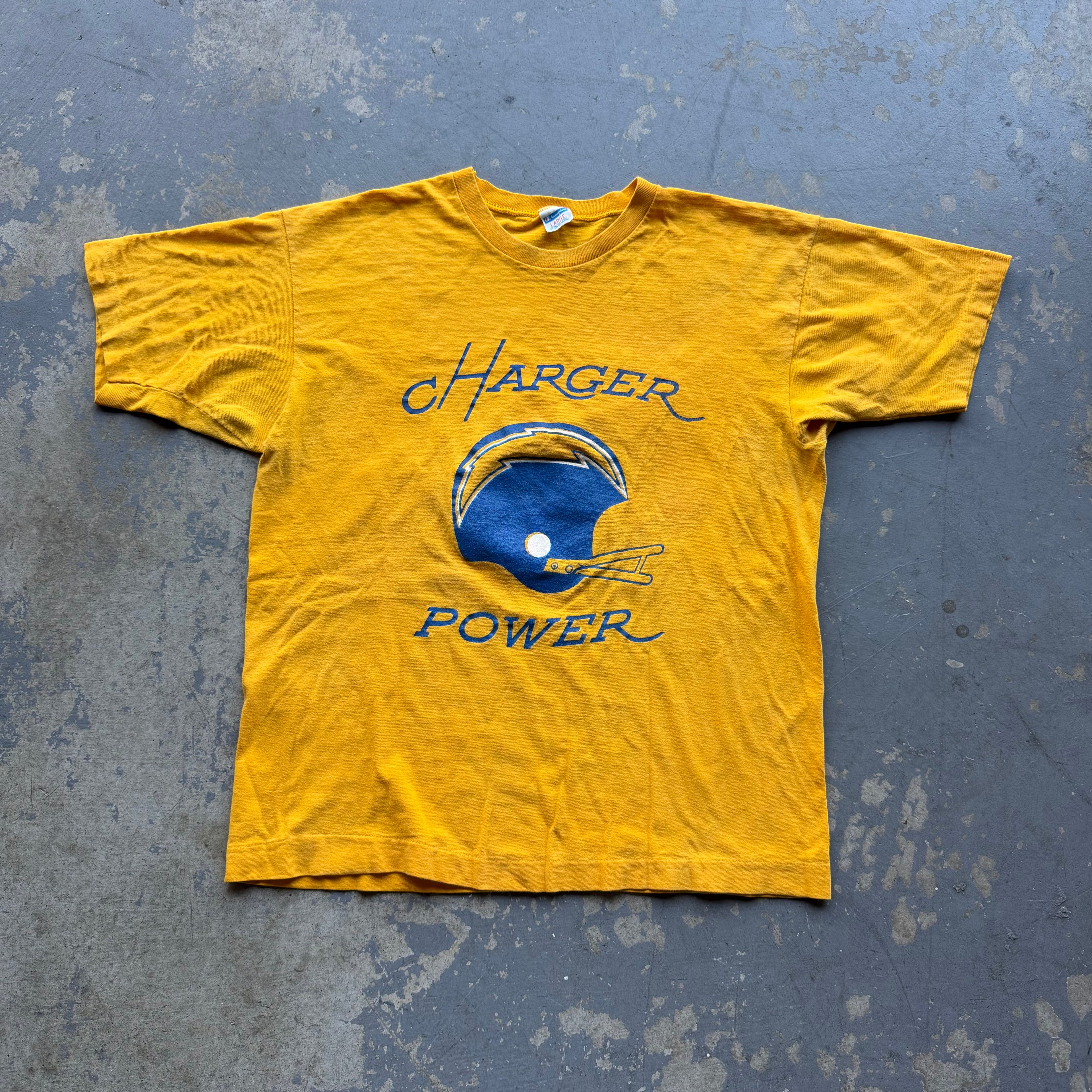 70'S CHARGERS POWER T-SHIRT (L)