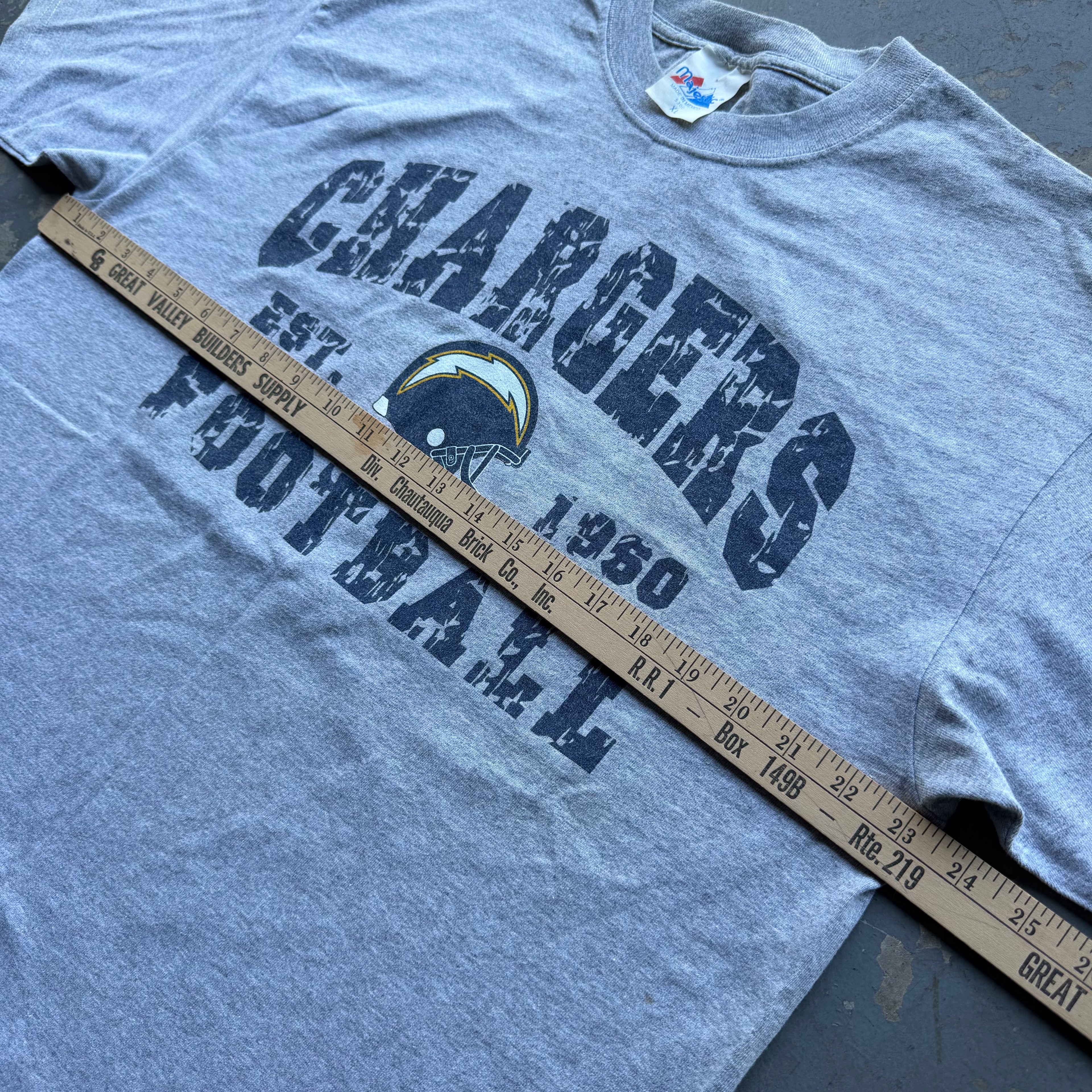 00'S CHARGERS FOOTBALL T-SHIRT (XL)