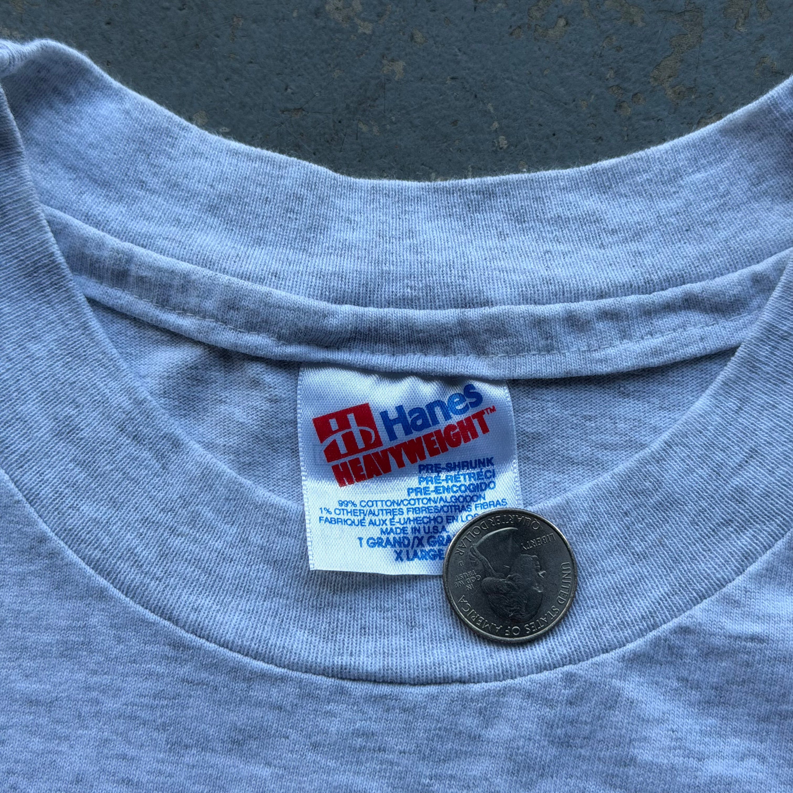 1994 CHARGERS AFC CONFERENCE CHAMPIONS GREY T-SHIRT (XL)