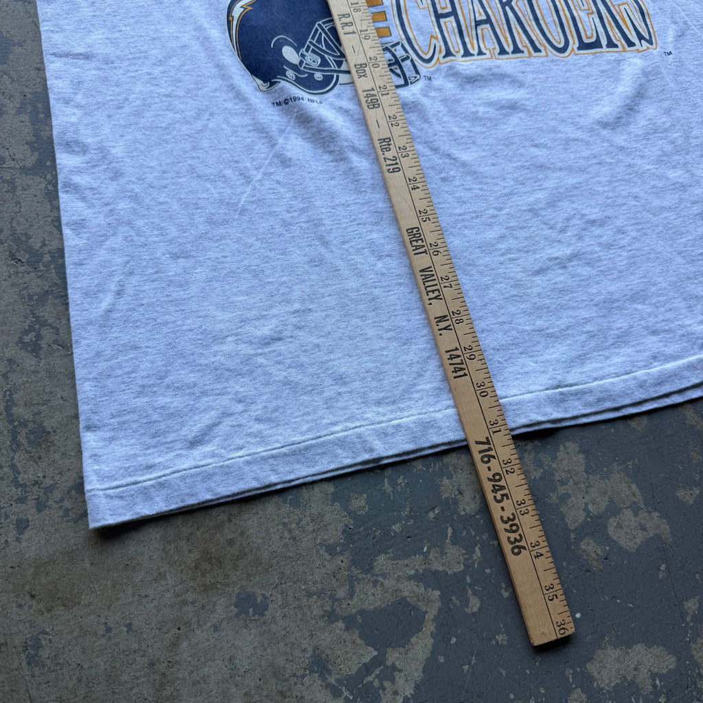 1994 CHARGERS AFC CONFERENCE CHAMPIONS GREY T-SHIRT (XL)