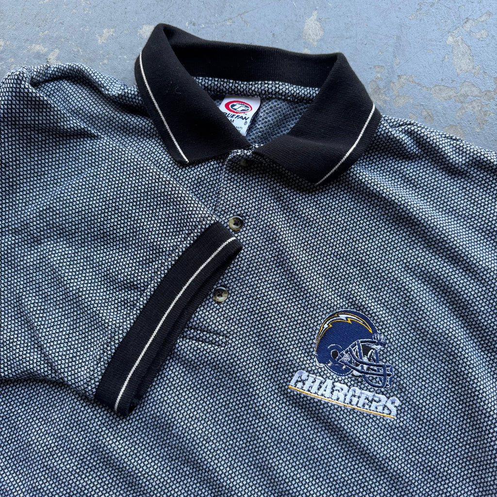 90'S CHARGERS POLO SHIRT (M)