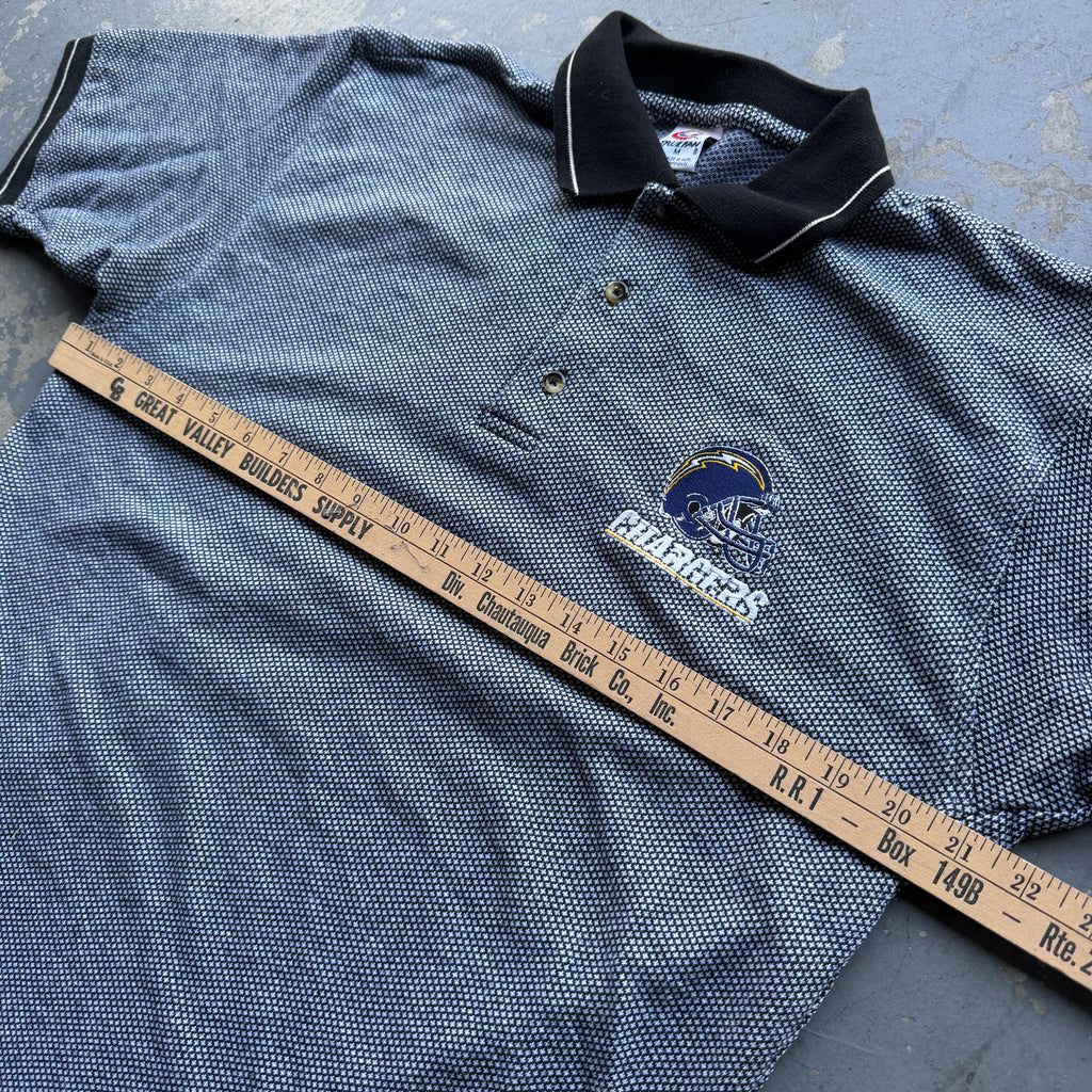 90'S CHARGERS POLO SHIRT (M)