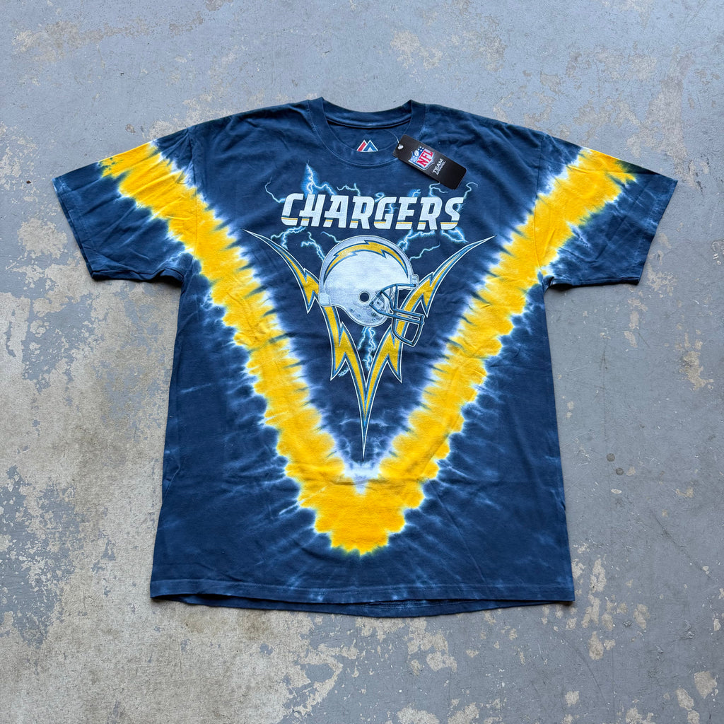 CHARGERS TIE DYE T-SHIRT (XL)