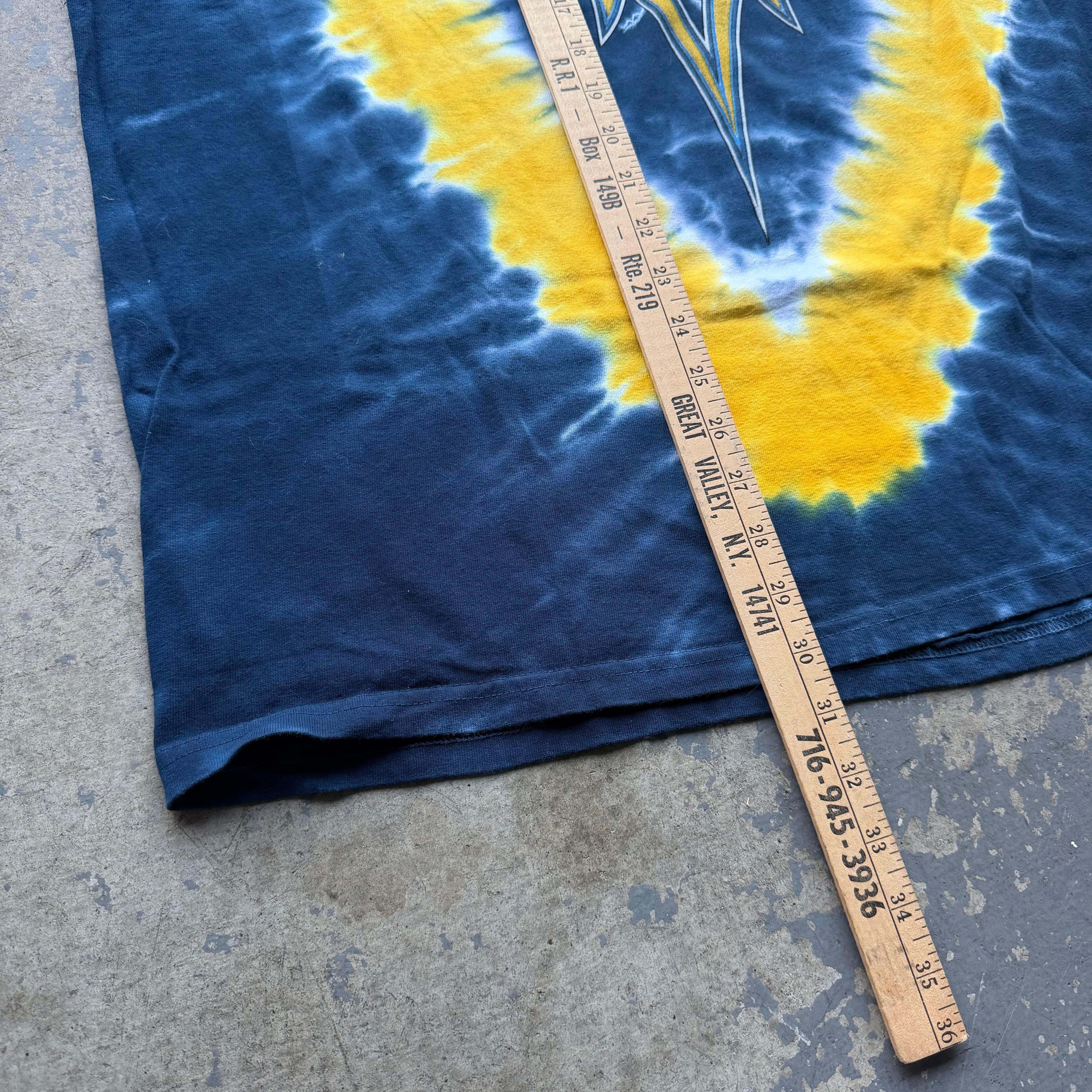 CHARGERS TIE DYE T-SHIRT (XL)
