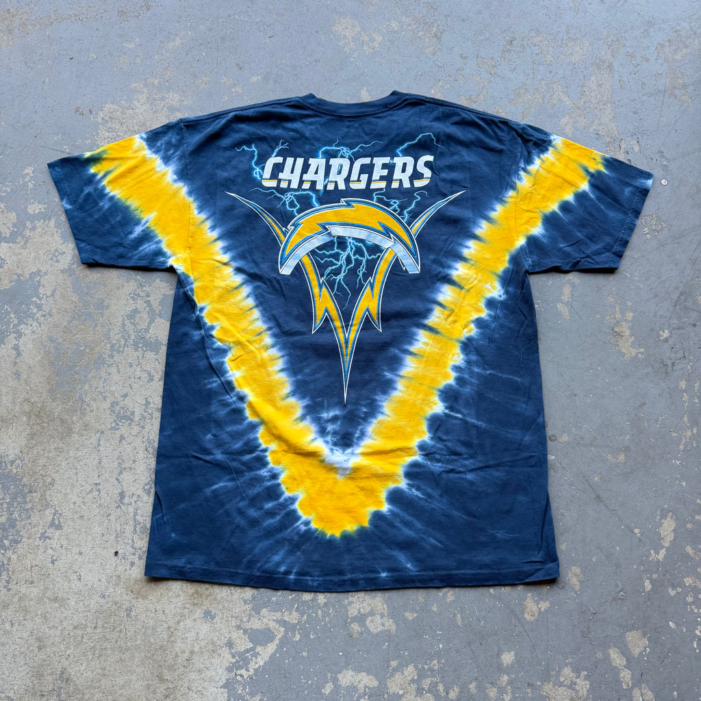 CHARGERS TIE DYE T-SHIRT (XL)