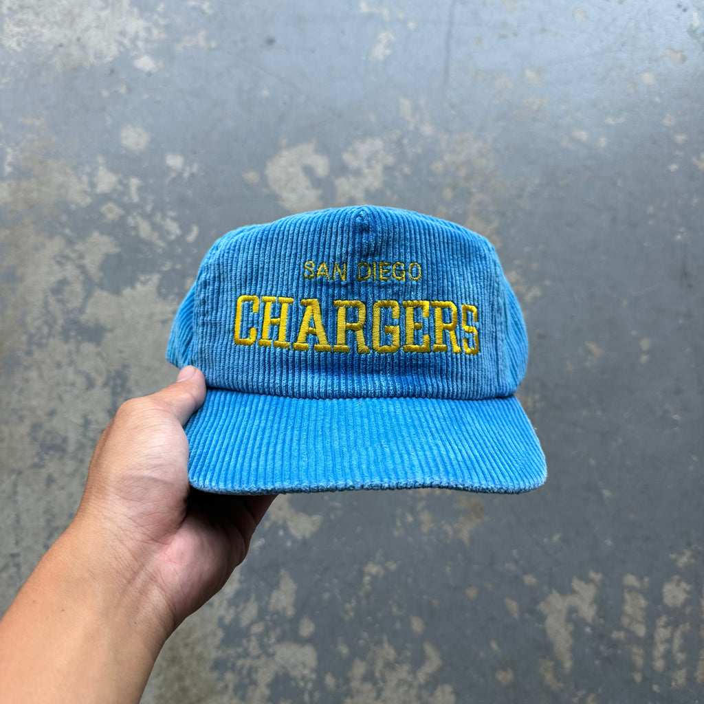 90'S CHARGERS CORDUROY HAT (OS)