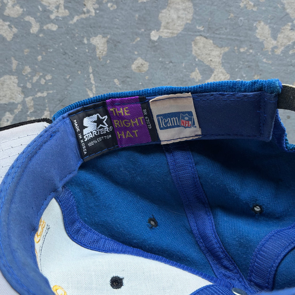 90'S CHARGERS TWO TONE CORDUROY HAT (OS)
