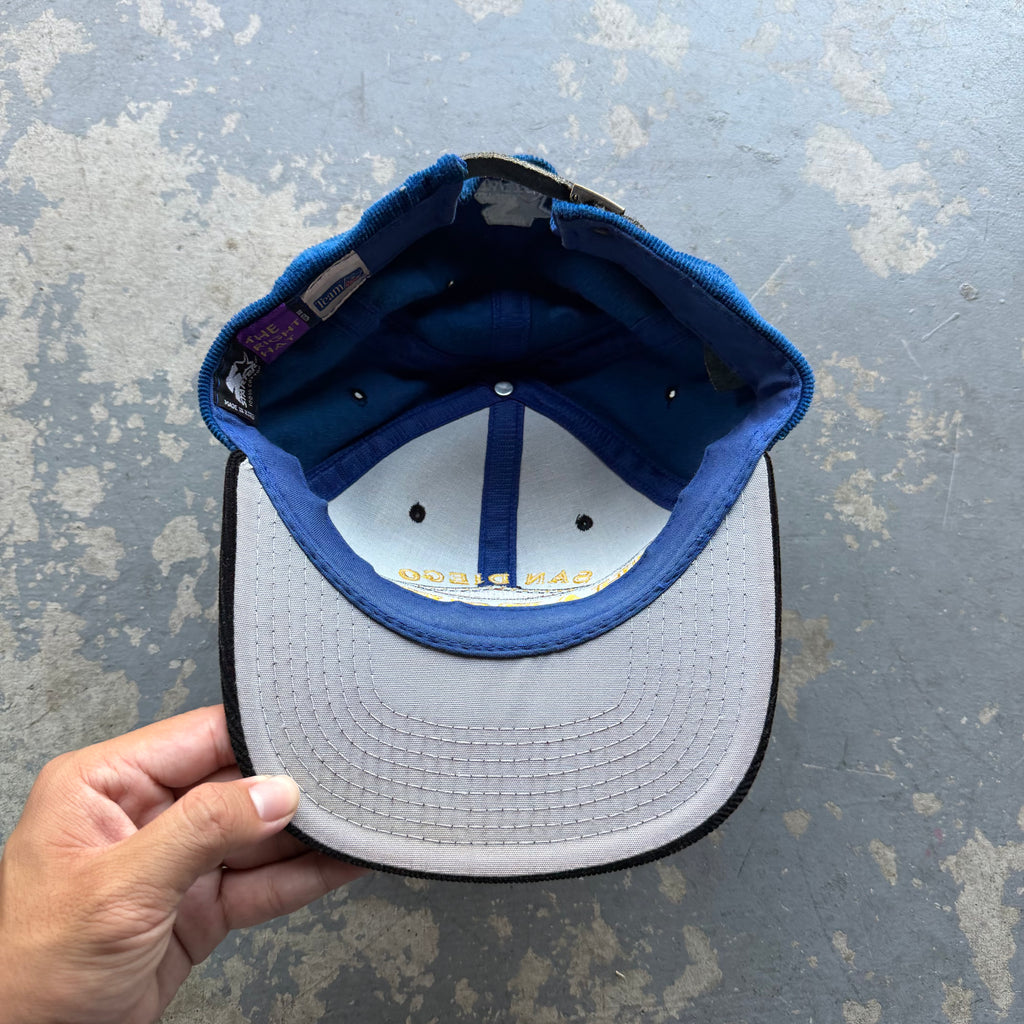 90'S CHARGERS TWO TONE CORDUROY HAT (OS)