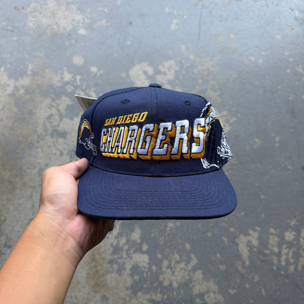 90'S CHARGERS SPORTS SPECIALTIES GRID HAT (OS)