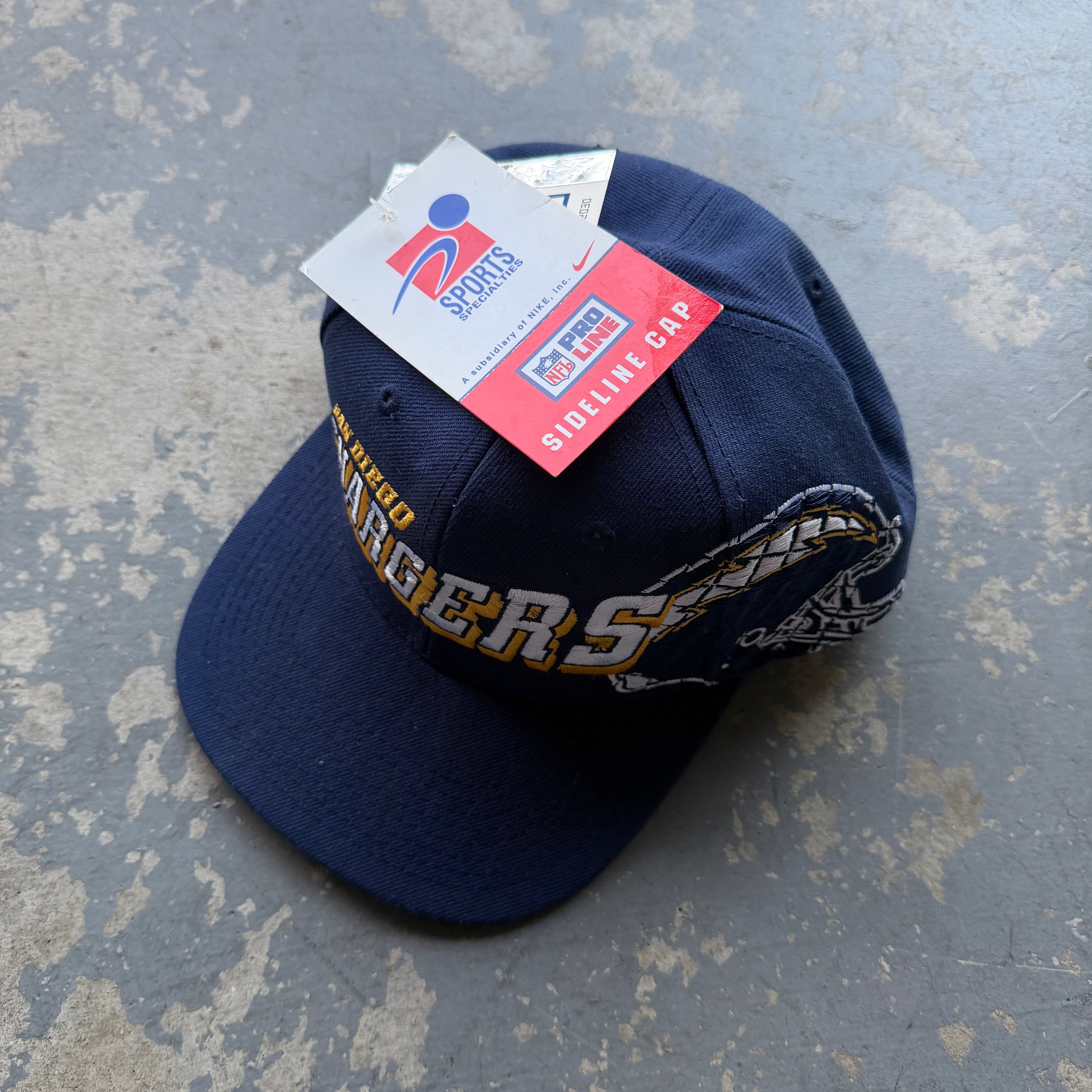 90'S CHARGERS SPORTS SPECIALTIES GRID HAT (OS)