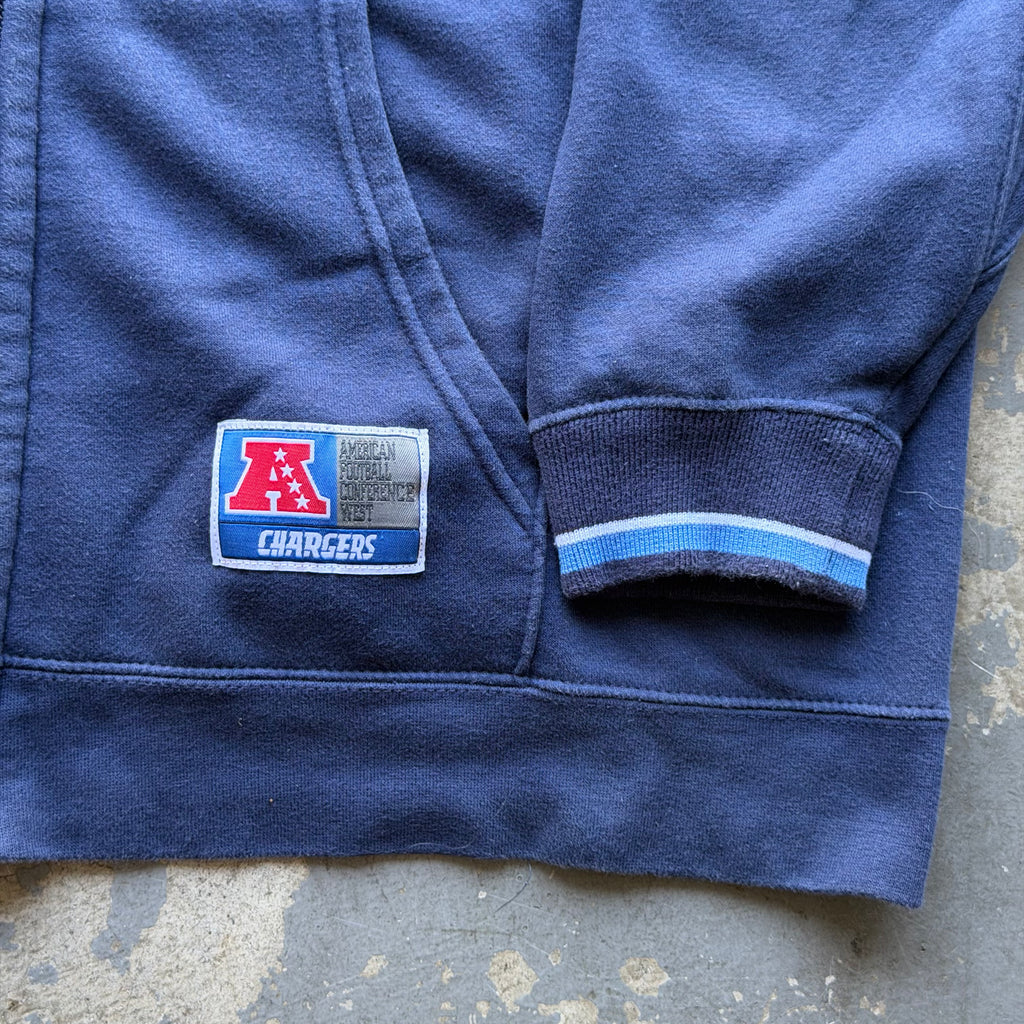 00'S CHARGERS ZIP UP HOODIE (2XL)