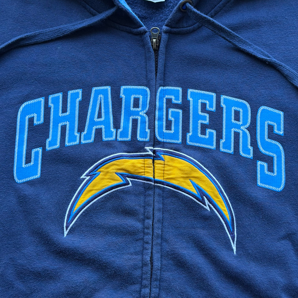 00'S CHARGERS ZIP UP HOODIE (2XL)