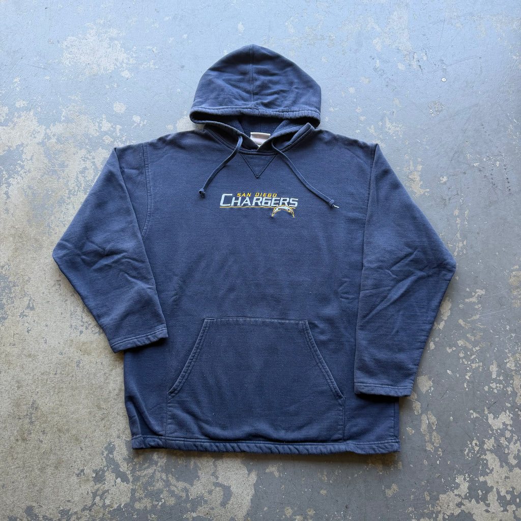 00'S CHARGERS SAN DIEGO EMBROIDERED HOODIE (XL)