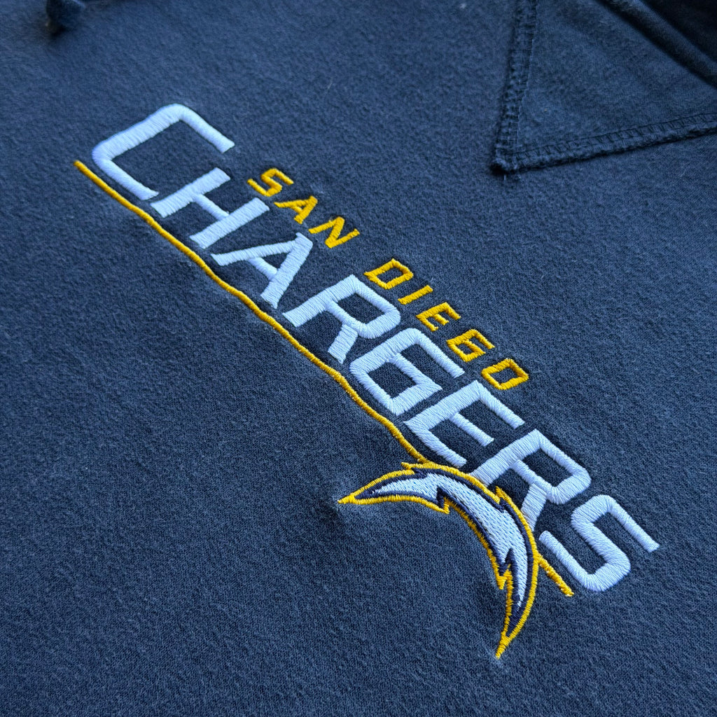 00'S CHARGERS SAN DIEGO EMBROIDERED HOODIE (XL)