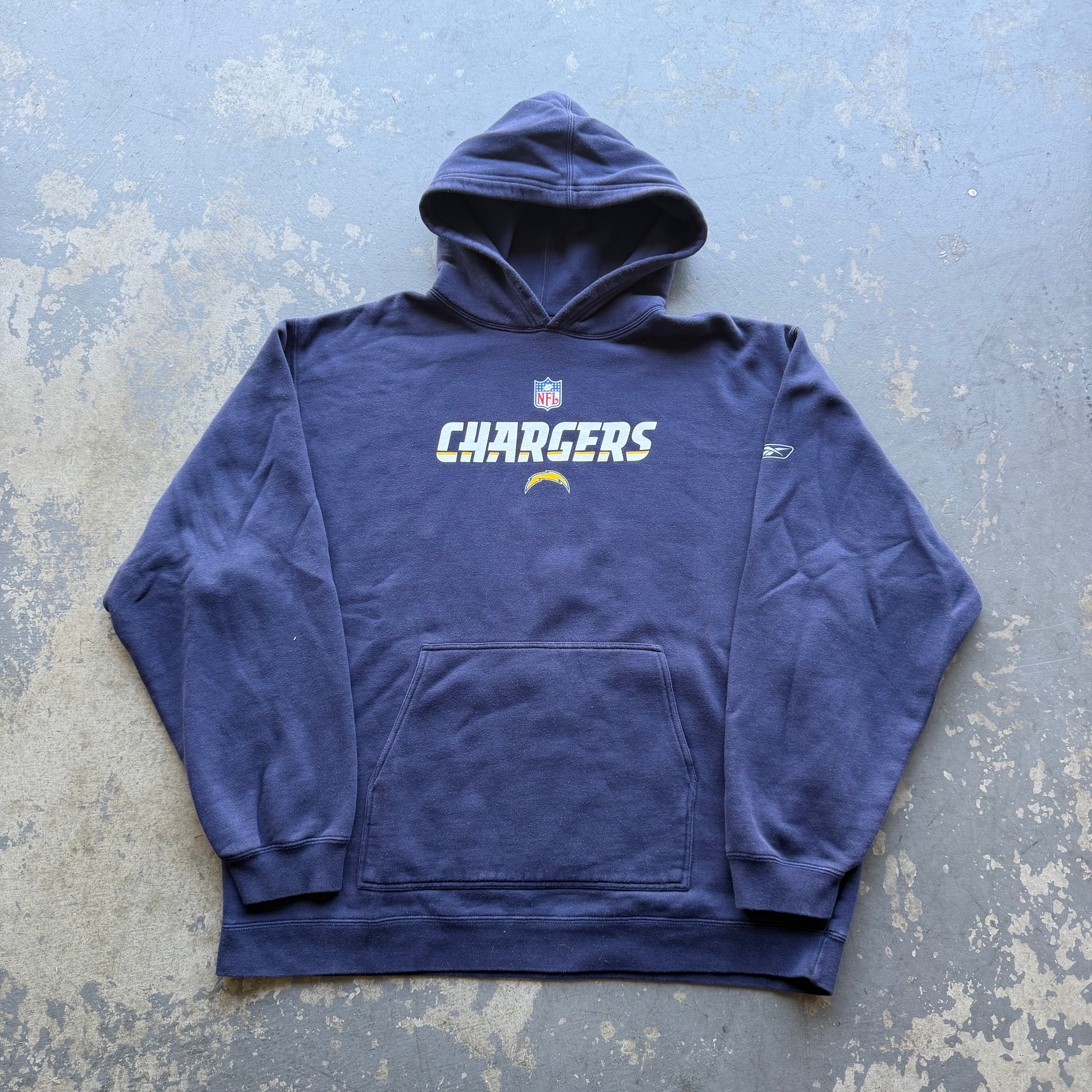 00'S CHARGERS REEBOK HOODIE (XL)