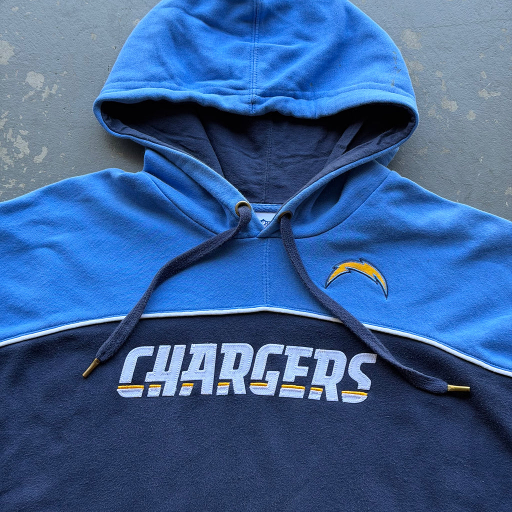 00'S CHARGERS TWO TONE NFL HOODIE (XL)