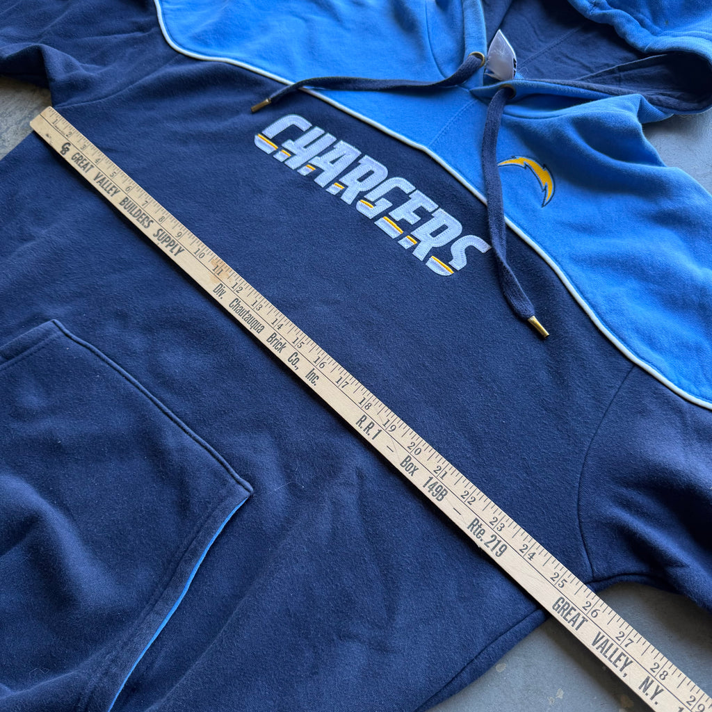 00'S CHARGERS TWO TONE NFL HOODIE (XL)