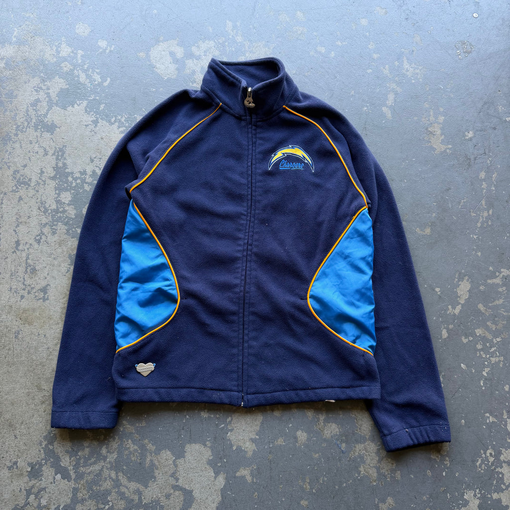 00'S CHARGERS WOMEN'S FLEECE ZIP UP JACKET (S)