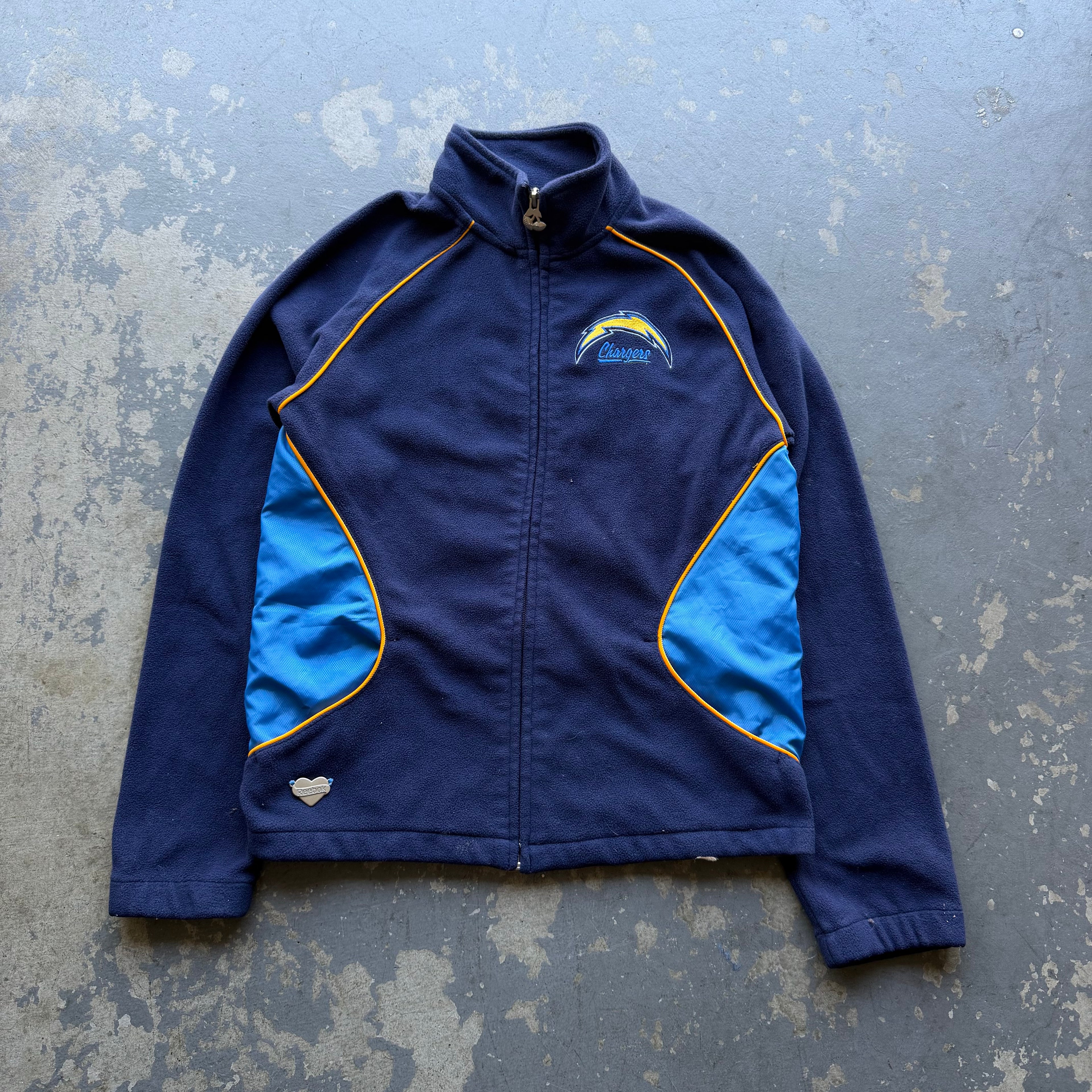 00'S CHARGERS WOMEN'S FLEECE ZIP UP JACKET (S)