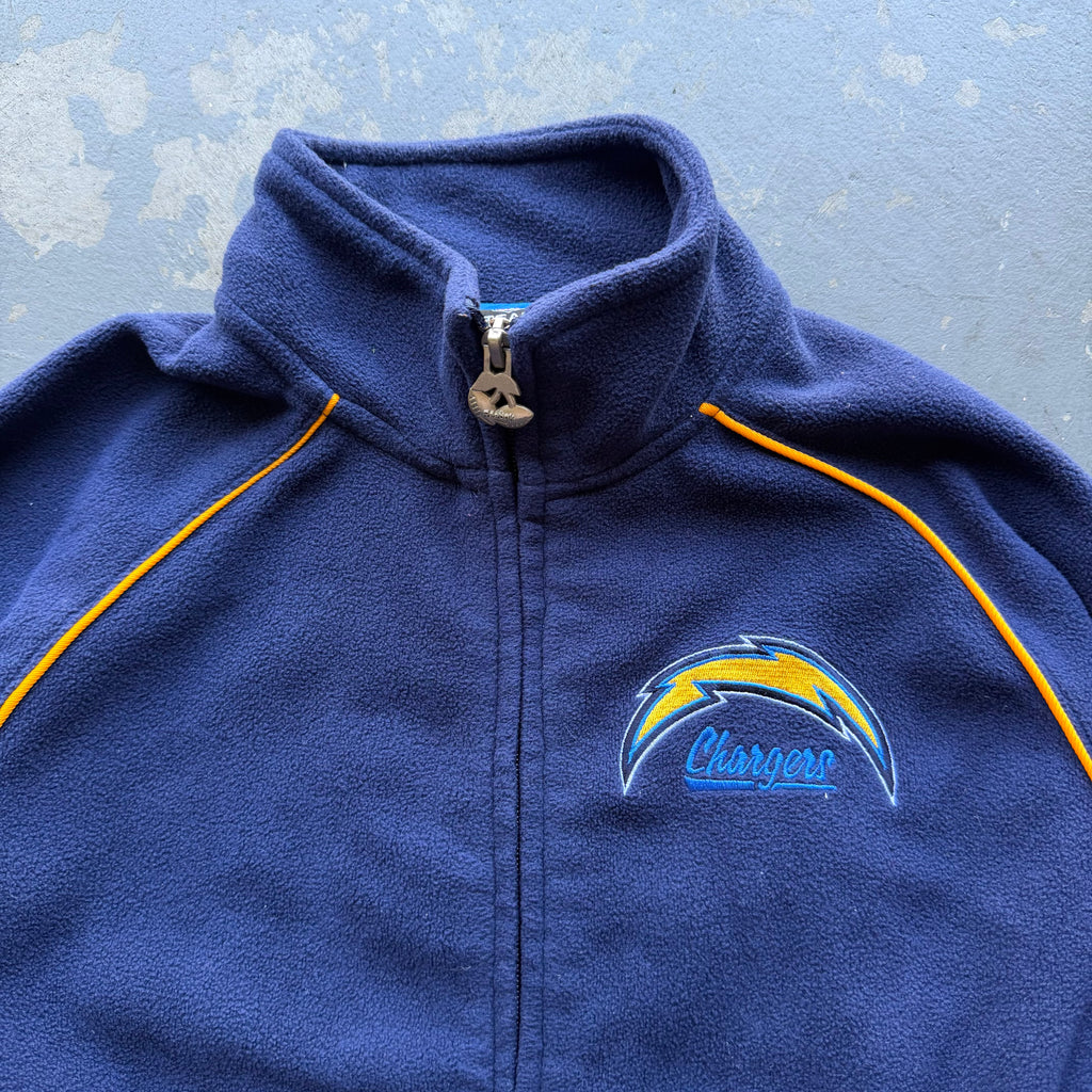 00'S CHARGERS WOMEN'S FLEECE ZIP UP JACKET (S)