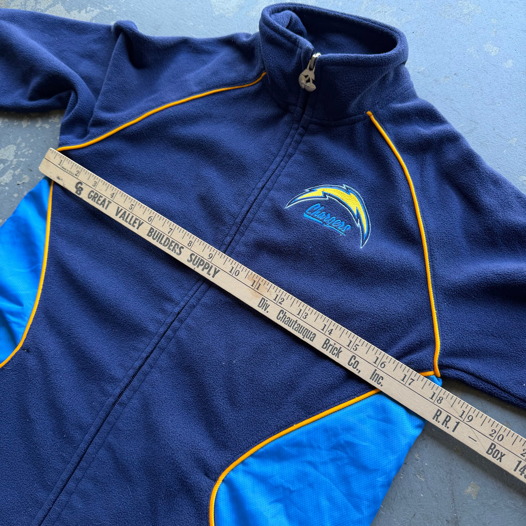 00'S CHARGERS WOMEN'S FLEECE ZIP UP JACKET (S)