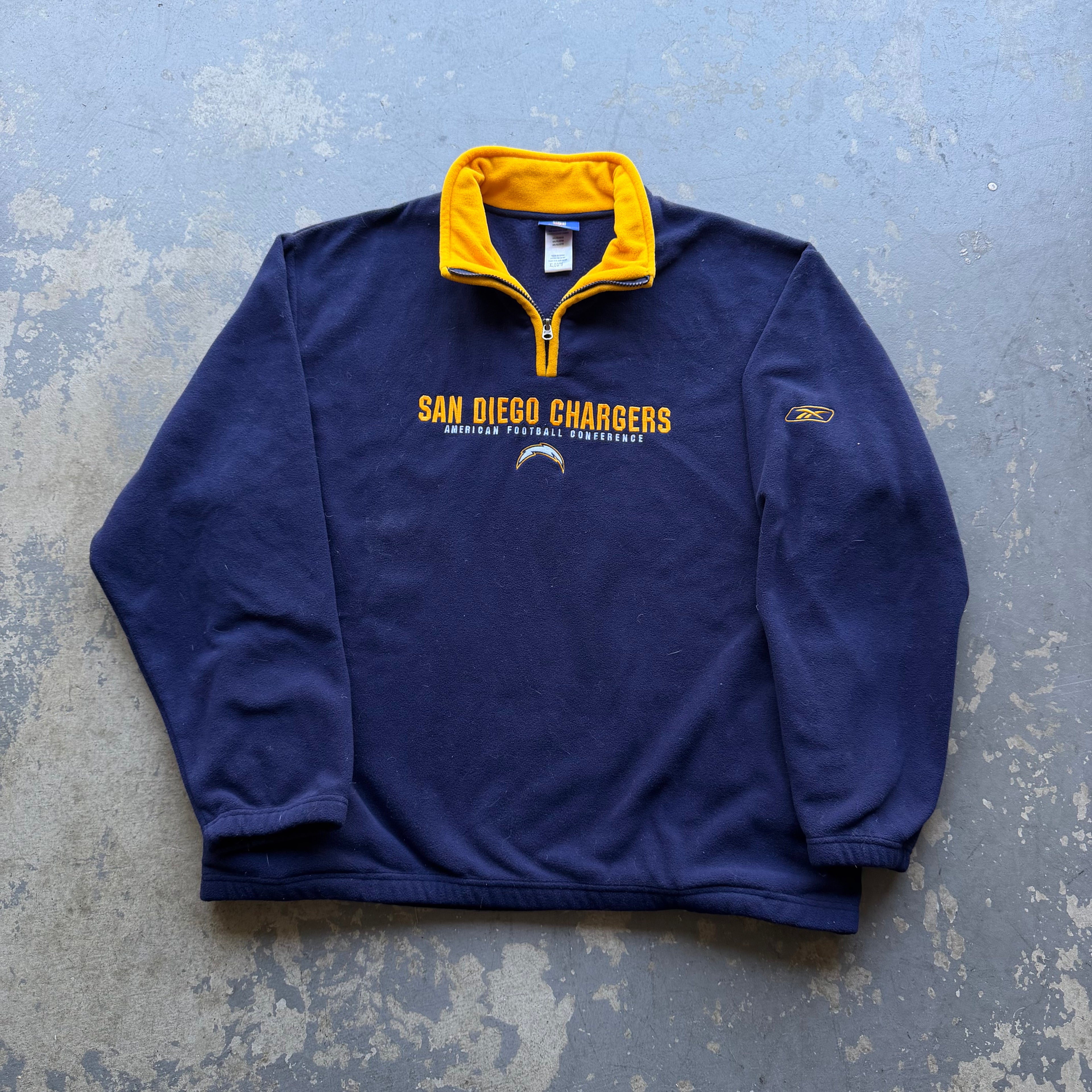00'S CHARGERS NFL FLEECE PULLOVER JACKET (XL)