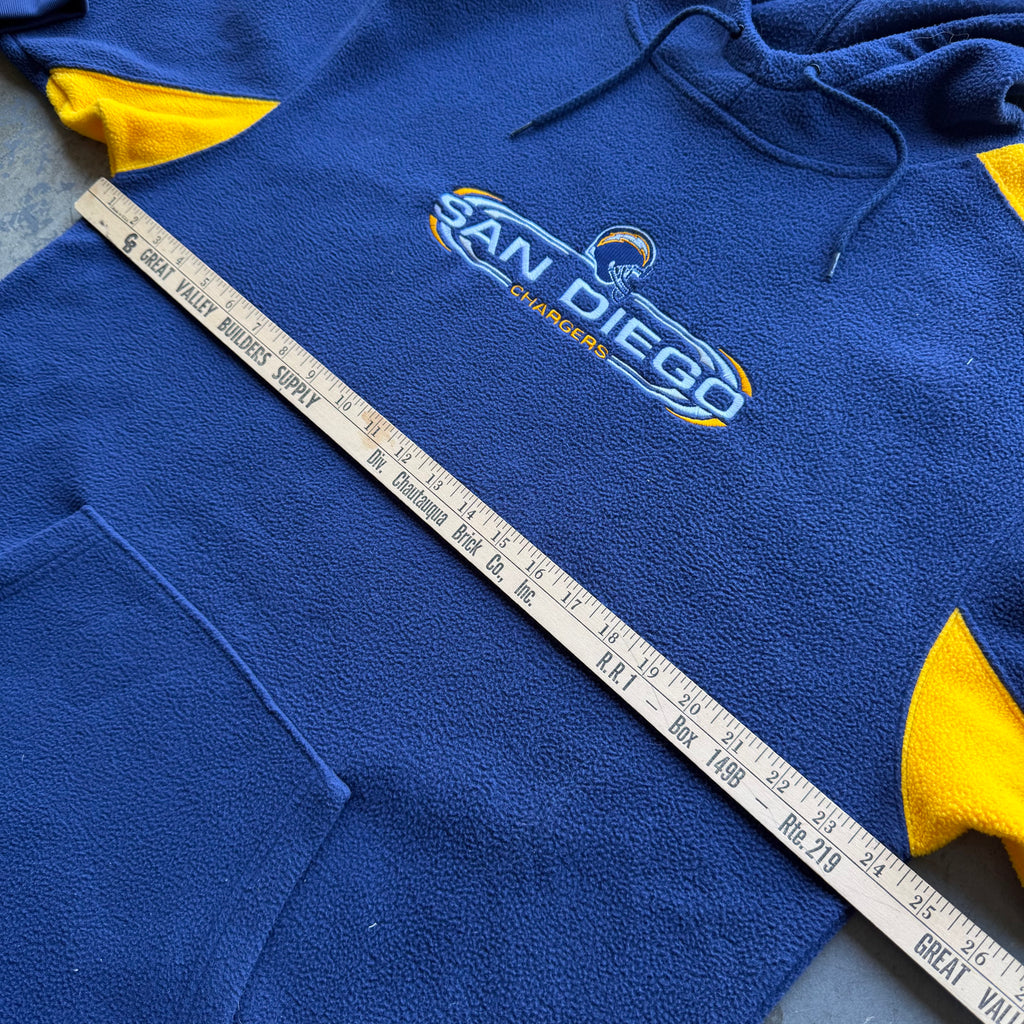 00'S CHARGERS SAN DIEGO FLEECE HOODIE (L)