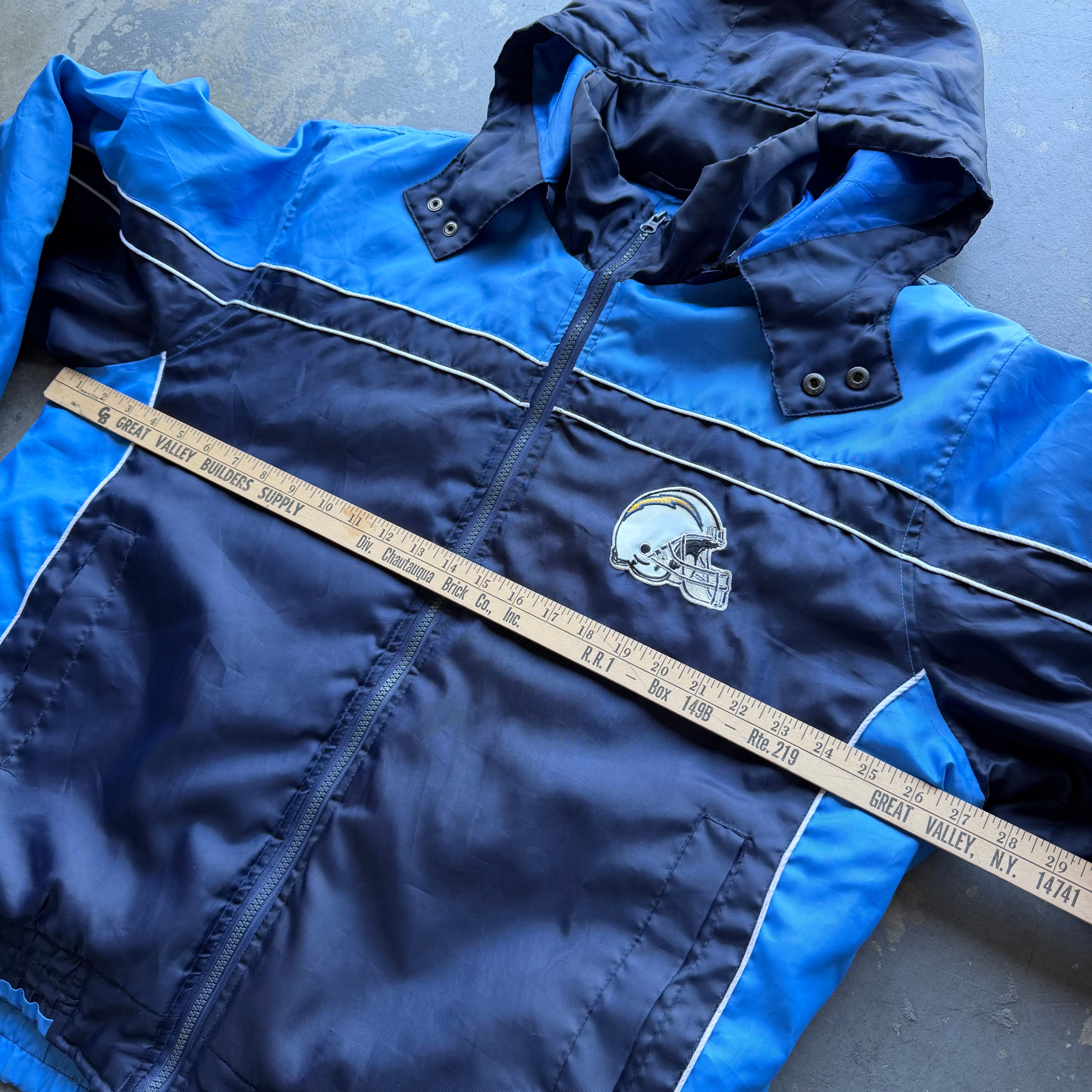 00'S CHARGERS NFL NYLON JACKET (L)