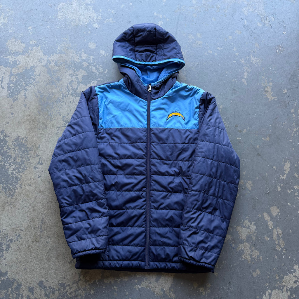 00'S CHARGERS PUFFER JACKET (M)
