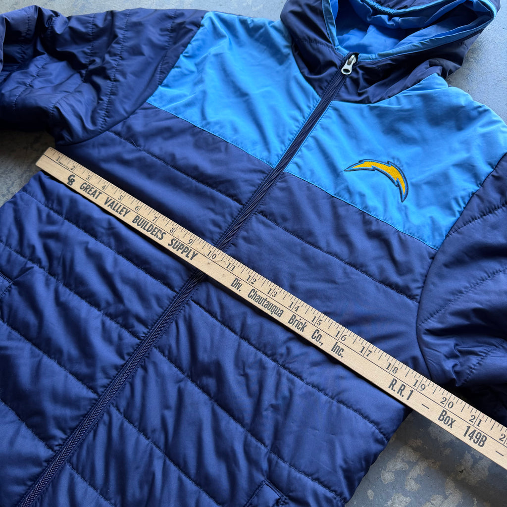 00'S CHARGERS PUFFER JACKET (M)