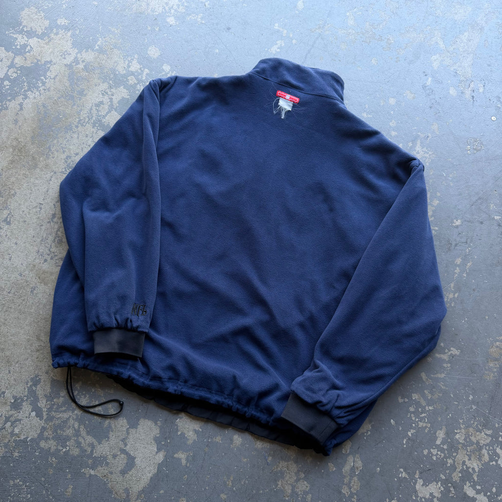 00'S CHARGERS REVERSIBLE FLEECE NYLON JACKET (XL)
