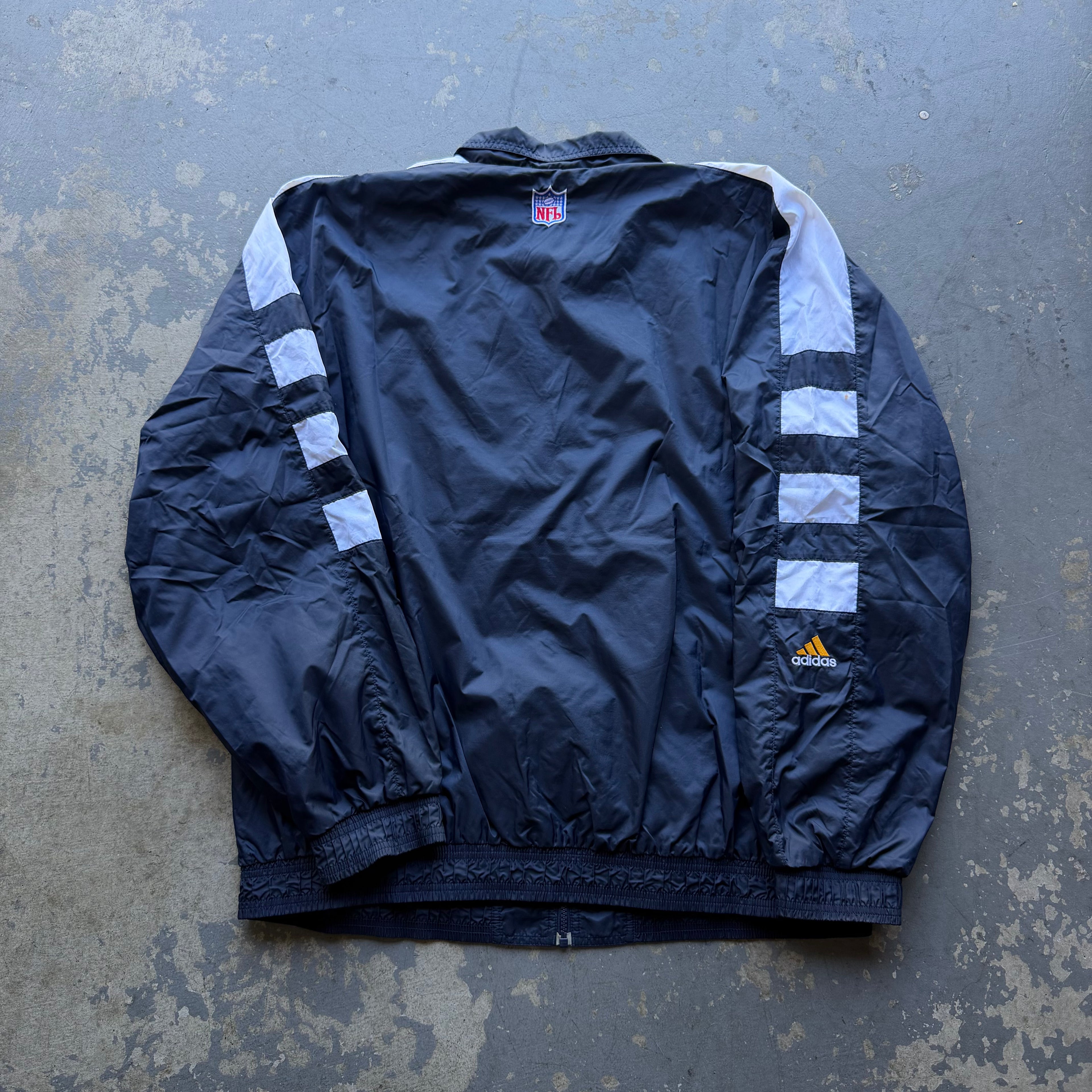00'S CHARGERS ADIDAS ZIP UP JACKET (2XL)