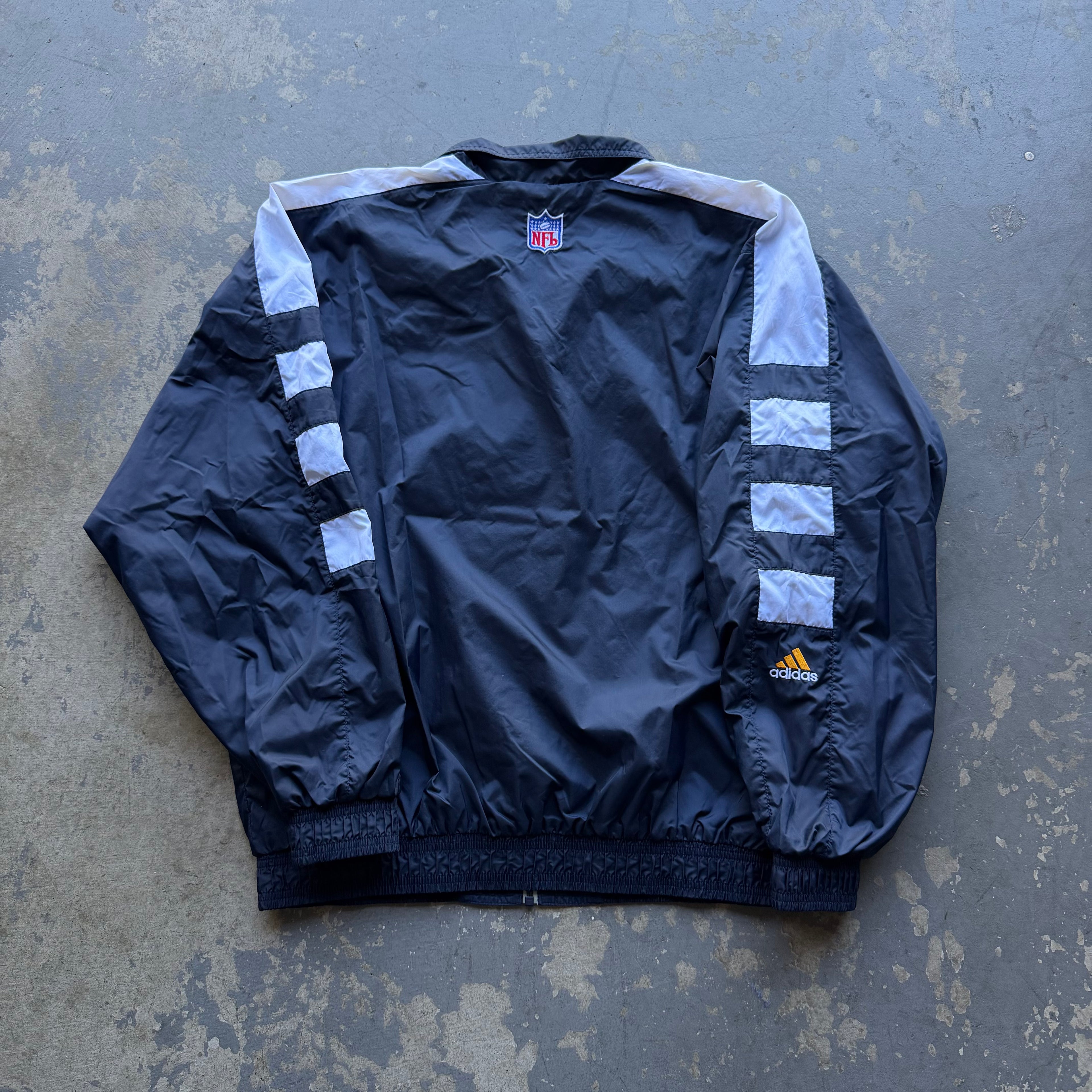 00'S CHARGERS ADIDAS ZIP UP JACKET (L)